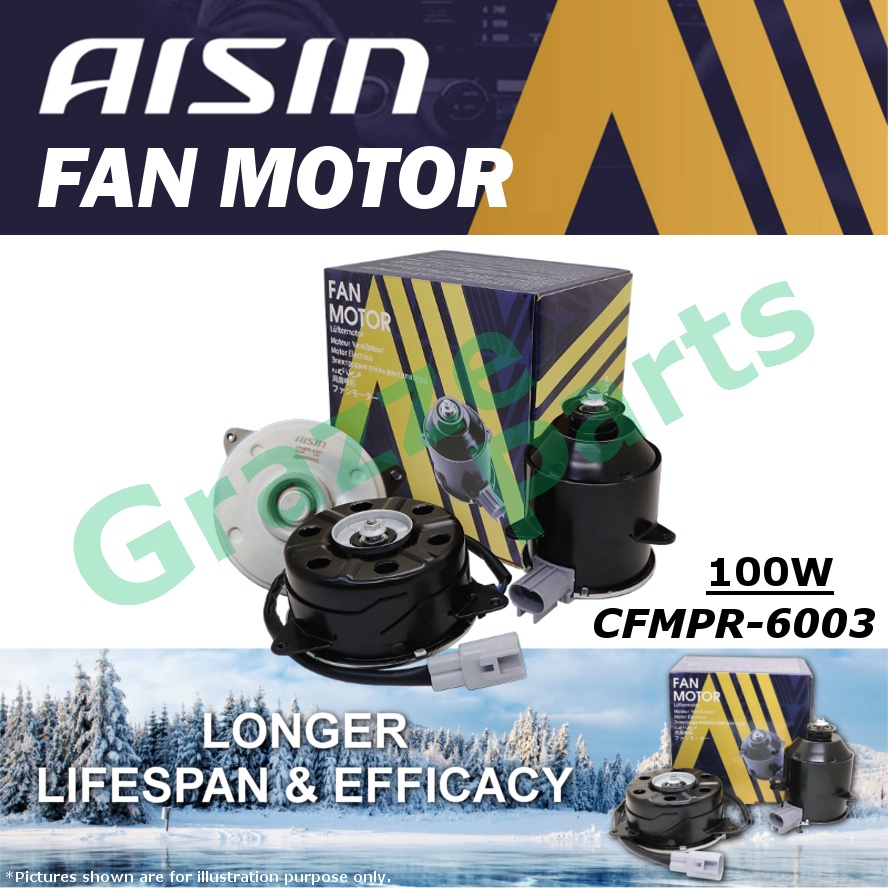 Aisin Radiator Cooling Fan Motor CFMPR-6002 / CFMPR-6003 for Proton Exora Bold CFE Turbo ( 100W / 16
