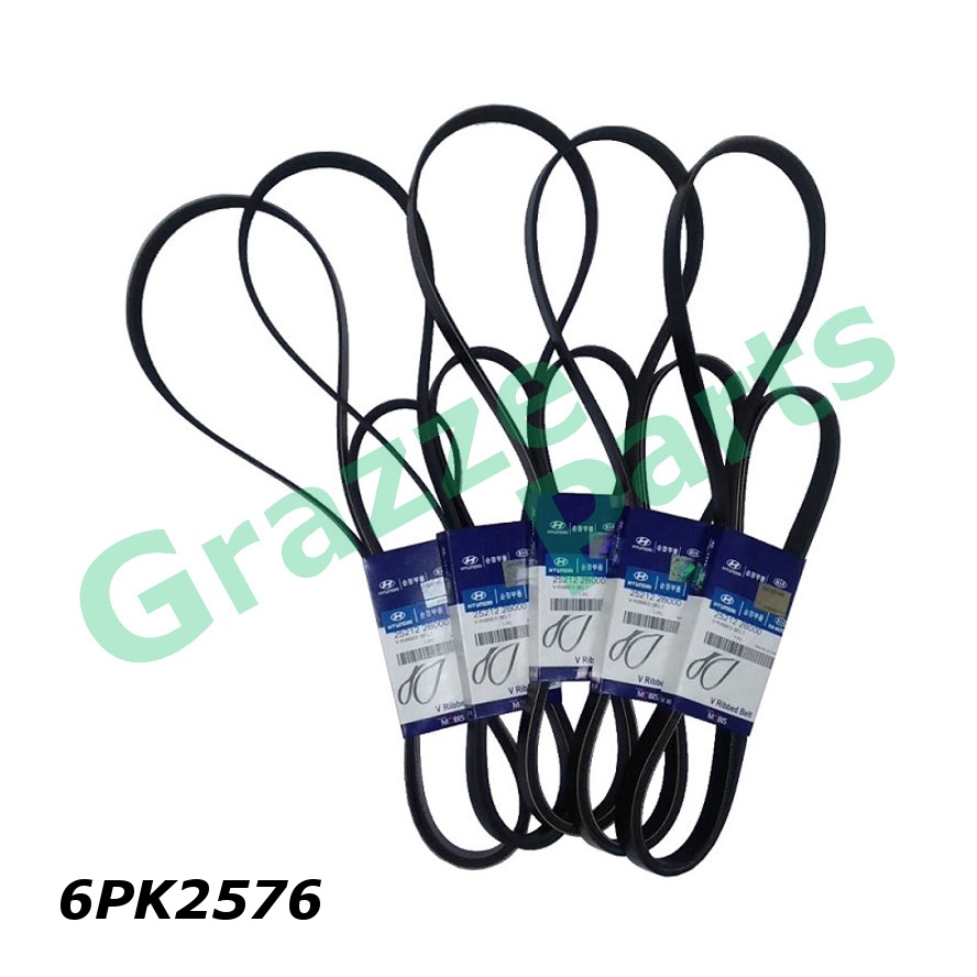 Kia Hyundai Fan Belt 6PK2576 for Kia Hyundai Sorento 12'