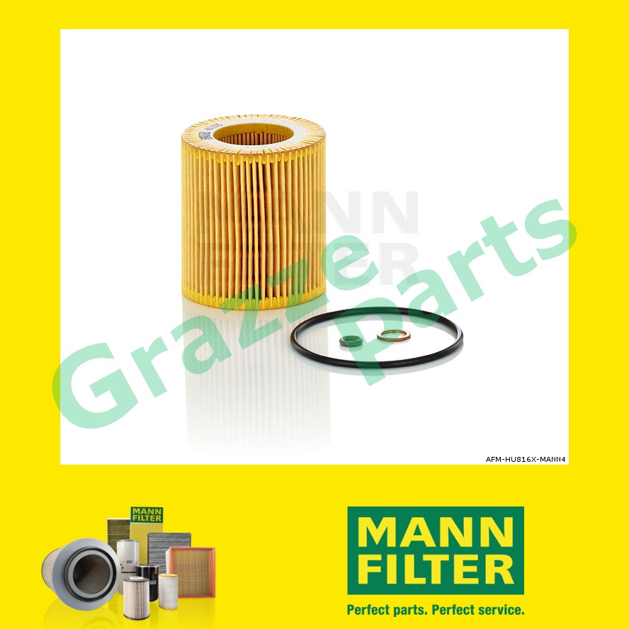 100% Original Mann Engine Oil Filter HU816X HU 816 X for BMW 3 Series F30 F31 F80 320i 320iX 328iX 3