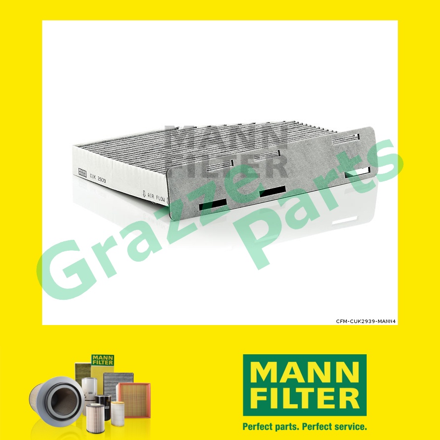 100% Original Mann Cabin Air Aircon Filter CUK2939 CUK 2939 Audi TT TTS TTRS II 8J 1.8 TFSI 2.0 2.5 
