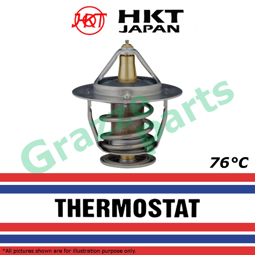 HKT 100% Made In Japan Radiator Coolant Thermostat ZB64TA-76 for Toyota Land Cruiser HDJ81 HZJ75 HZJ
