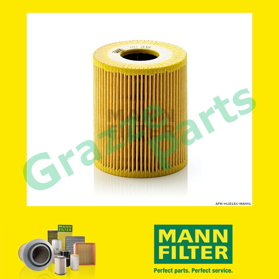 100% Original Mann Engine Oil Filter HU818X HU 818 X OX156D OX156D1 for BMW 5 Series E39 525d 530d 7