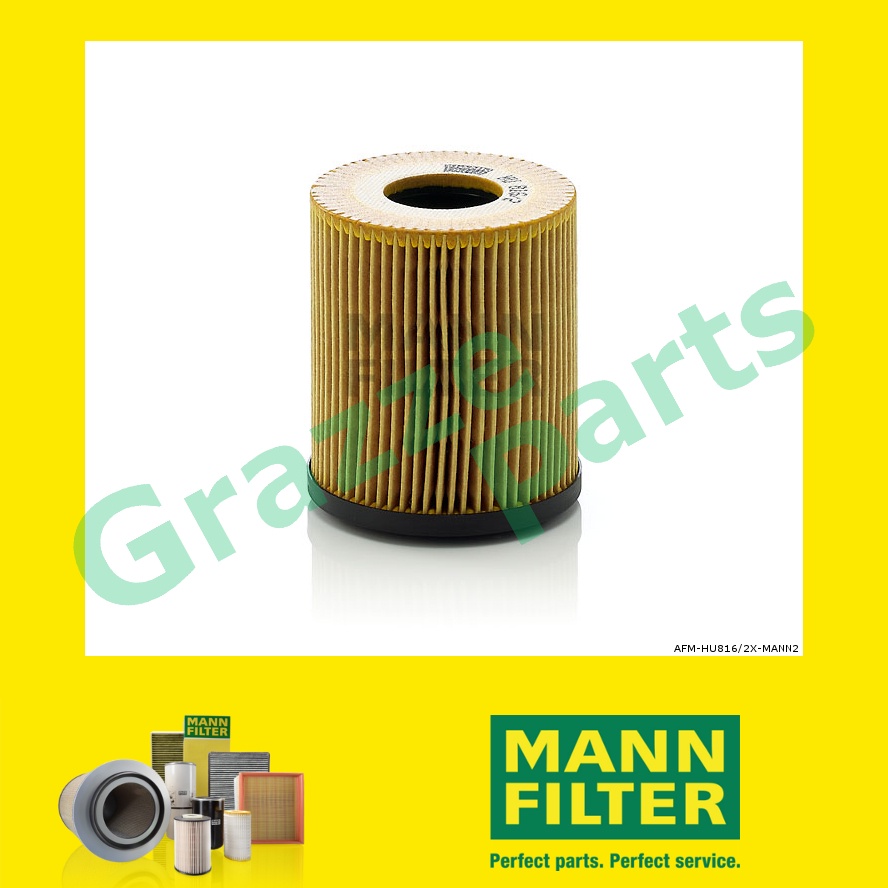100% Original Mann Engine Oil Filter HU816/2X HU 816/2 X OX175D for BMW Mini Cooper I R52 R53 1.6 S 