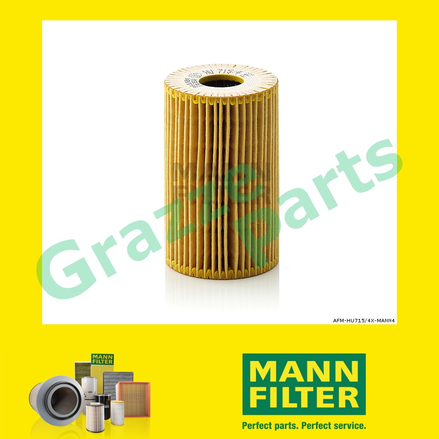 100% Original Mann Engine Oil Filter HU715/4X HU 715/4 X OX127 OX127D for BMW 5 Series E34 518i Z3 1