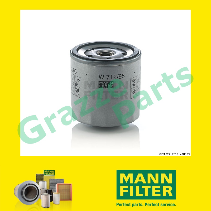 100% Original Mann Engine Oil Filter W712/95 W 712/95 for VW Volkswagen Golf VII 5G1 BA5 1.5 TGI TSI
