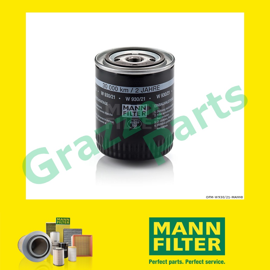 100% Original Mann Oil Filter W930/21 W 930/21 OC241 OC311 for Skoda Superb I 3U 2.8 V6