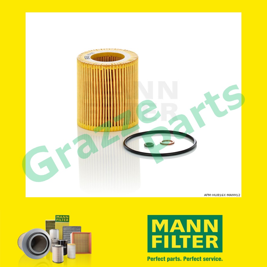 100% Original Mann Engine Oil Filter HU816X HU 816 X BMW 7 Series E65 E66 730i F01 F02 F03 F04 730i 