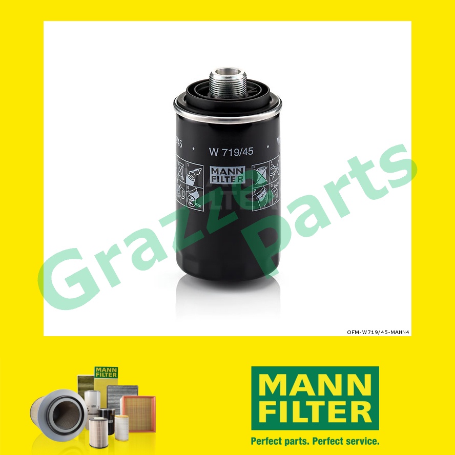 100% Original Mann Oil Filter W719/45 W 719/45 OC456 OC1022 for Audi TT TTS TTRS II 8J 1.8 2.0 TFSI