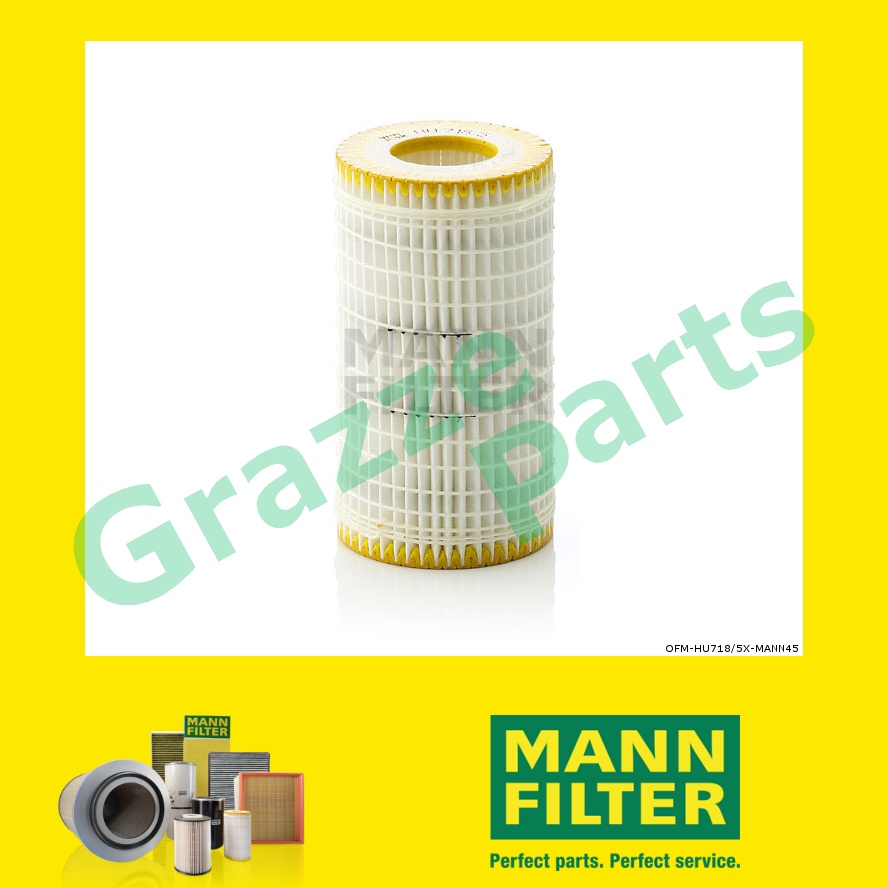 100% Original Mann Oil Filter HU718/5X HU 718/5 X OX153D OX153D3 for Mercedes Benz M-Class W164 ML 5