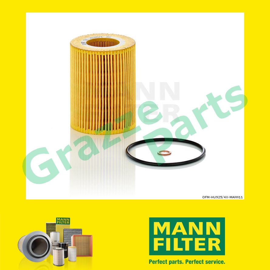 100% Original Mann Engine Oil Filter HU925/4X HU 925/4 X OX154 BMW B10 E39 3.2 B3 E46 3.3 B3 S Roads