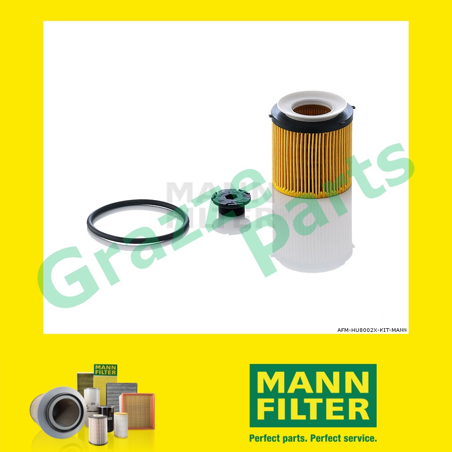 100% Original Mann Engine Oil Filter HU8002X-KIT HU 8002 X KIT OX1263D for BMW 3 Series F30 F31 F80