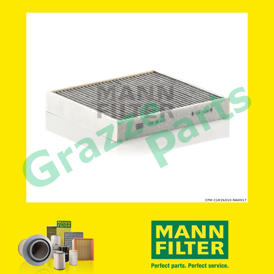 Original Mann Cabin Air Aircon Filter CUK26010 CUK 26 010 VW Volkswagen Polo V 6R 6C 1.4 16V BiFuel