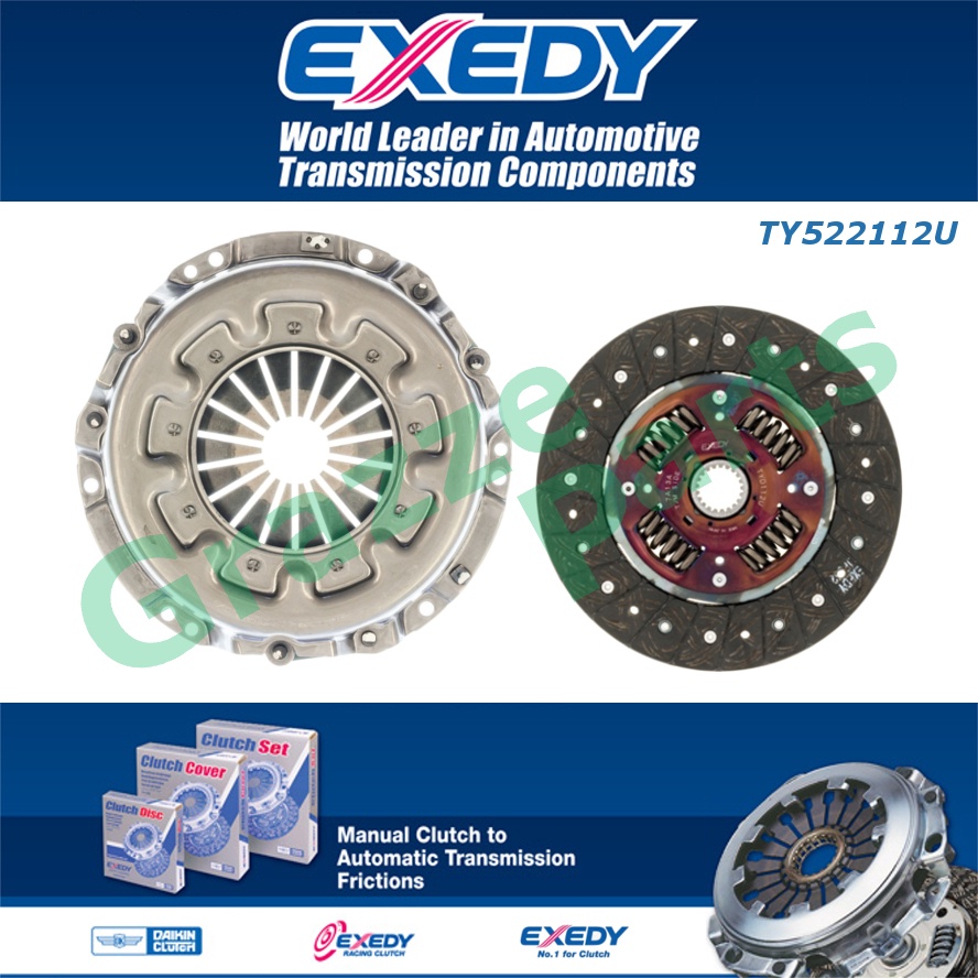 Exedy Daikin Clutch Kit Set TY522112U for Toyota Hiace RZH112 1RZ Rocky (Petrol) 2TZ 3C 5M 22R 6M- (