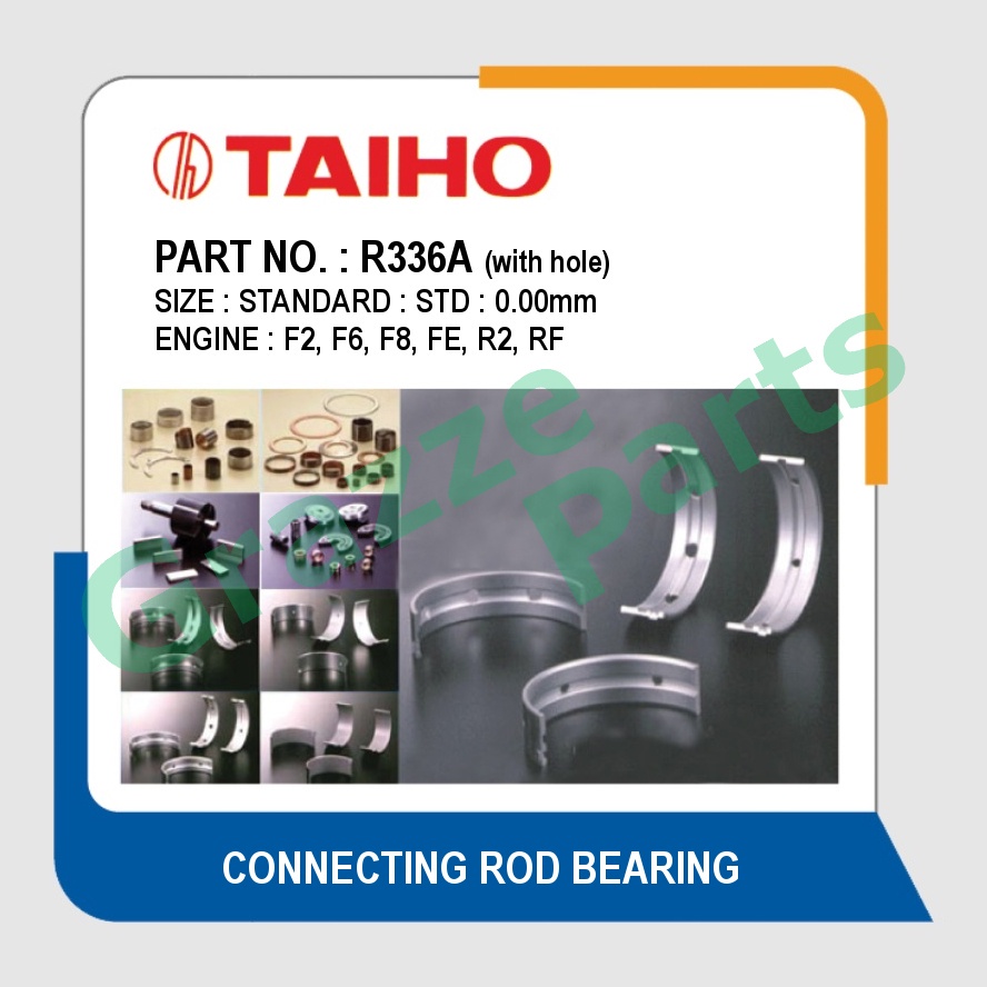 Taiho Con Rod Bearing R336A for Ford Mazda Maxi R2 RF Capella Bongo F2 F6 F8 FE