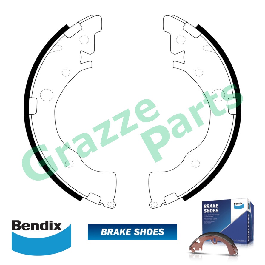 Bendix Brake Shoe Rear for DS5574B / D5547 - Honda Jazz GK3 GK5 GG6 GP1 GE9 City TMO TM0