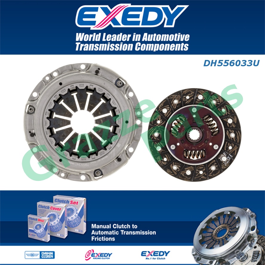 Exedy Daikin Clutch Kit Set DH556033U for Perodua Kancil 660 850 EB EF JB - (6 3/4" inch, 170mm)