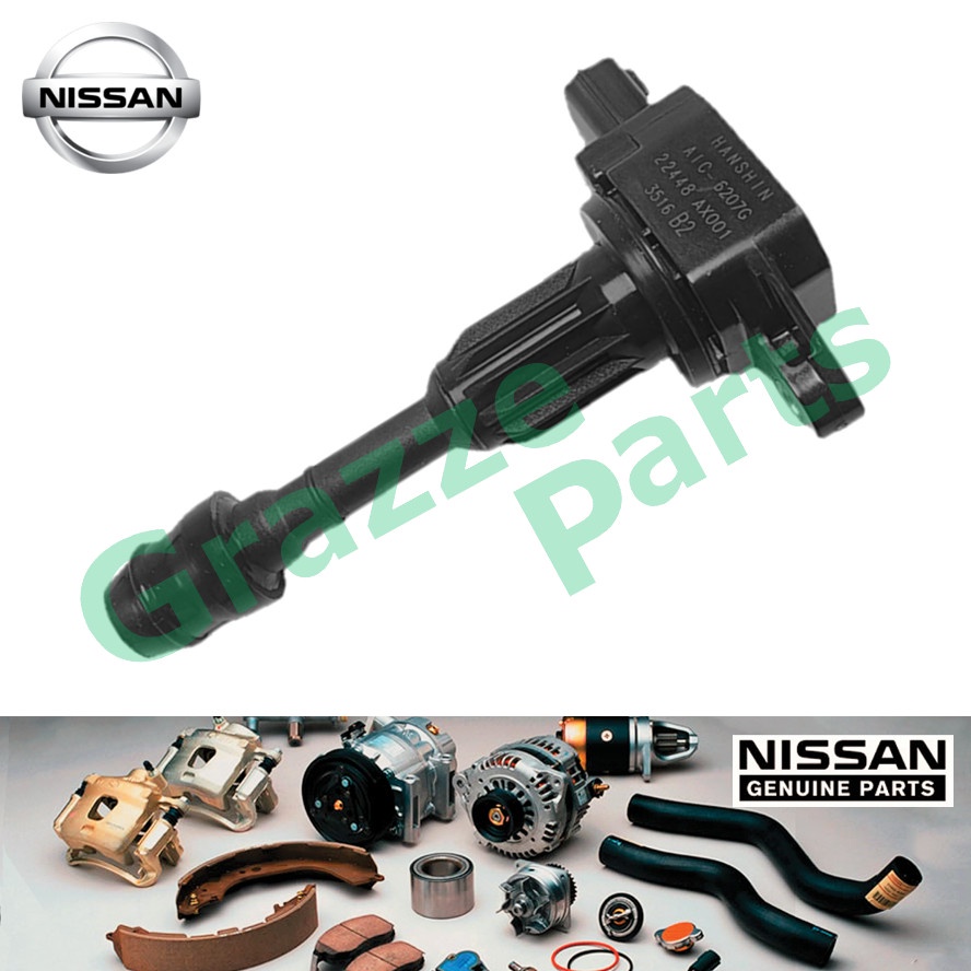 (1pc) Nissan Original Ignition Plug Coil 22448-AX001 for Nissan March K12