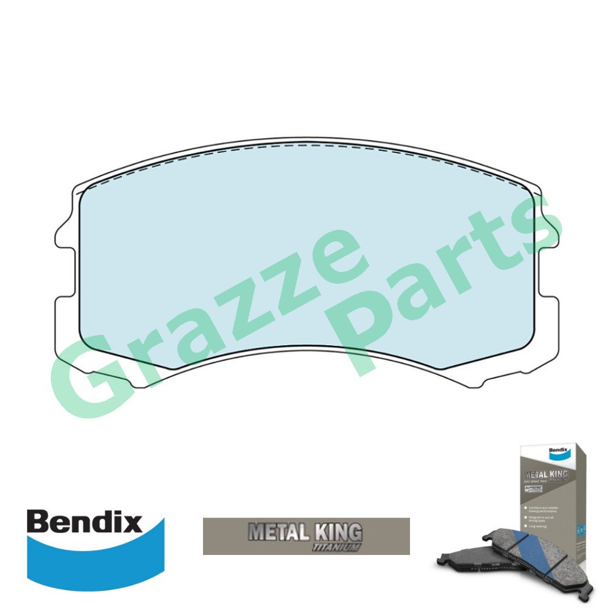 Bendix Metal King Titanium Brake Pad Front DB1455 - Mitsubishi Lancer CS2 CS3