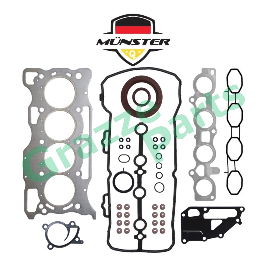 Münster Overhaul Full Set Gasket 10101-EE026 for Nissan Latio Livina 1.6 HR16DE (Carbon)