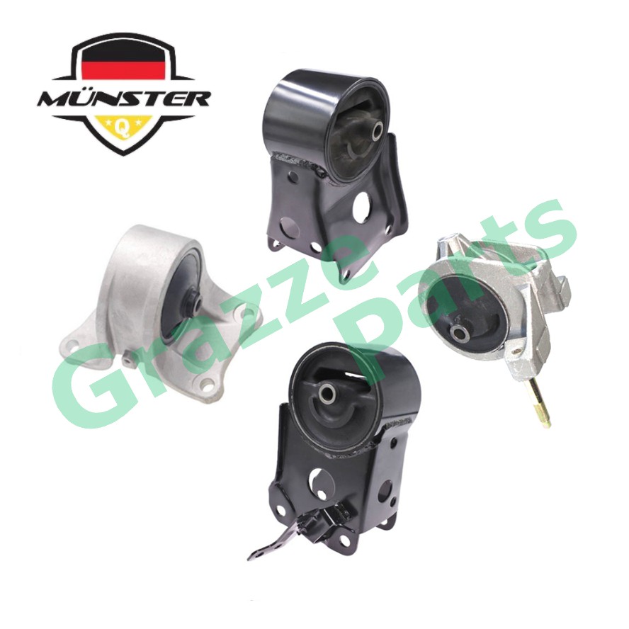 Münster Präzision Technology NIS1010 Engine Mounting Set for Nissan Cefiro A33 3.0 VQ30DE-K V6 Auto 