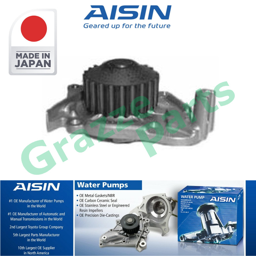 AISIN Made In Japan Engine Water Pump for Nissan March K12 (Round)