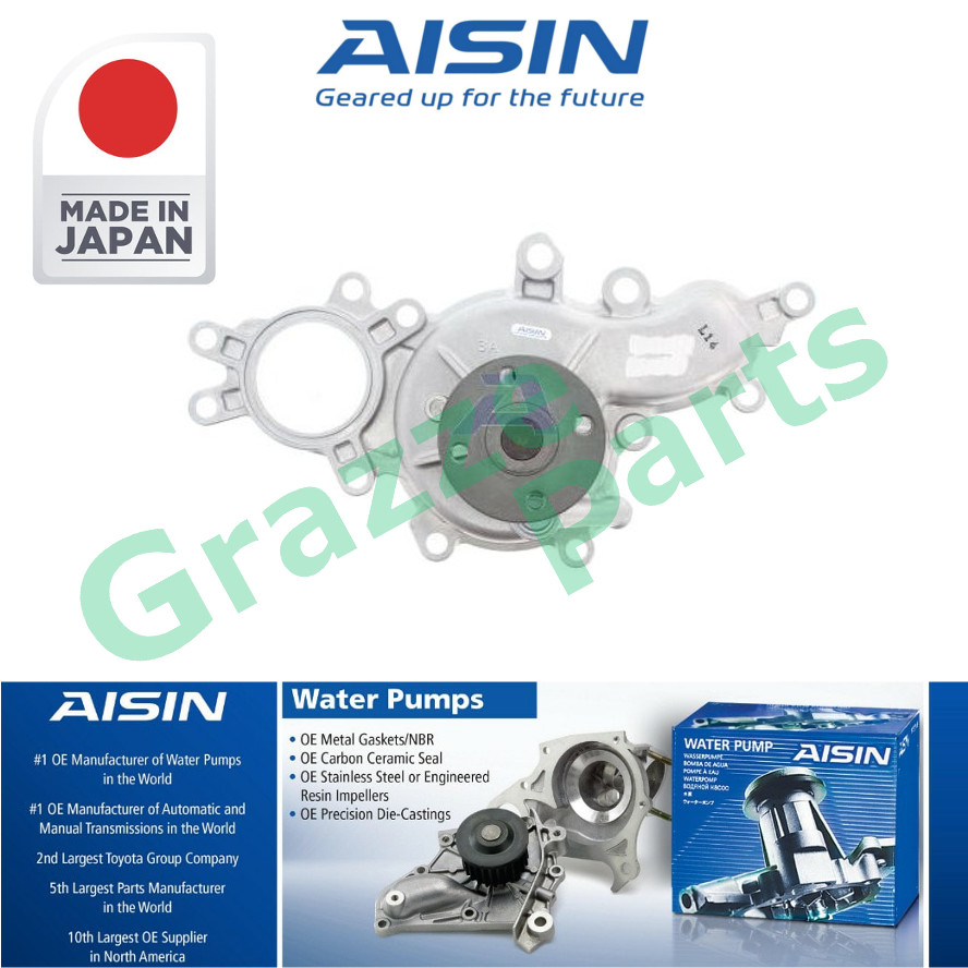   AISIN   Made In Japan Engine Water Pump for Lexus USF40 1UR-FSE URS190 IS USE20 2UR-GSE