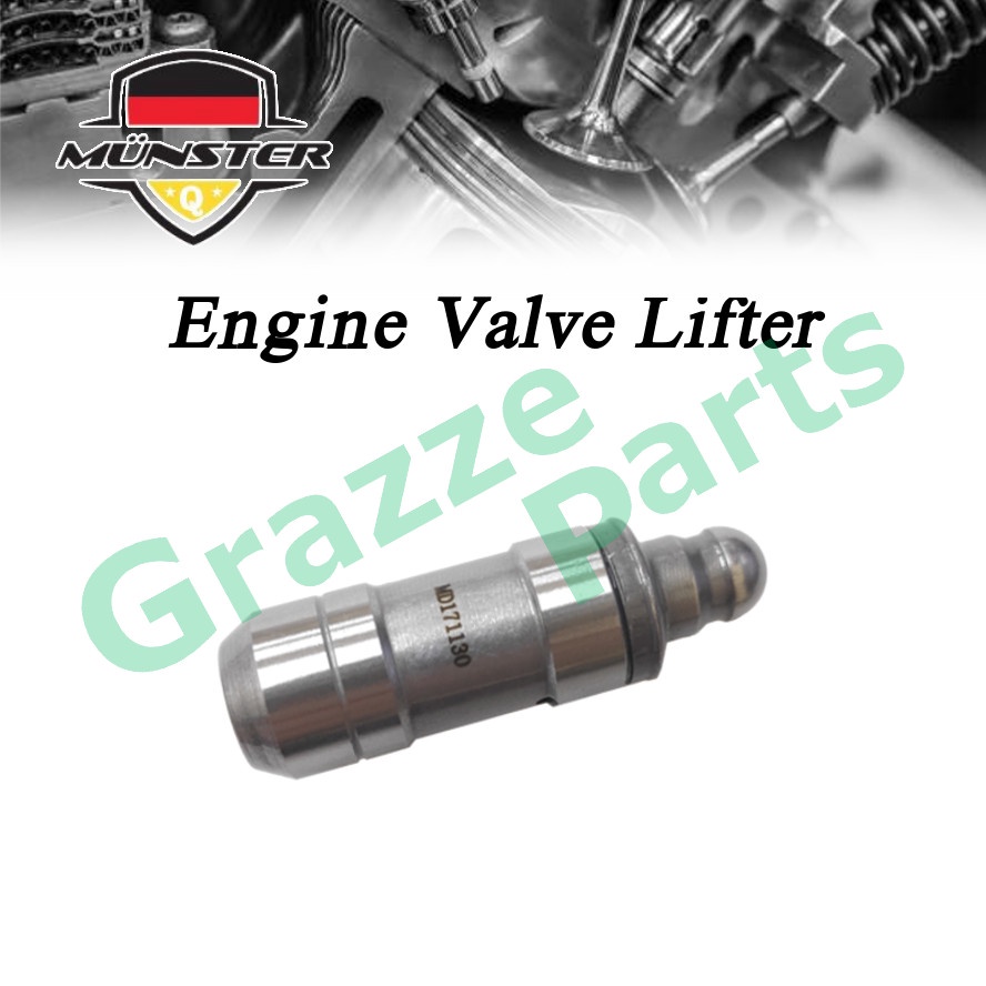 Münster Engine Valve Tappet Lifter Adjuster Long MD171130 Perdana V6 Wira 1.6 1.8 Putra Satria GTi 4