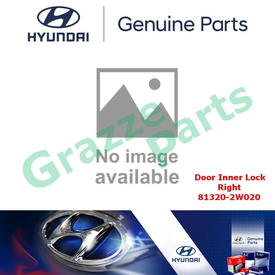 (1pc) Hyundai Original Front Door Inner Lock / Door Latch With Actuator Assy Right 81320-2W020 for S