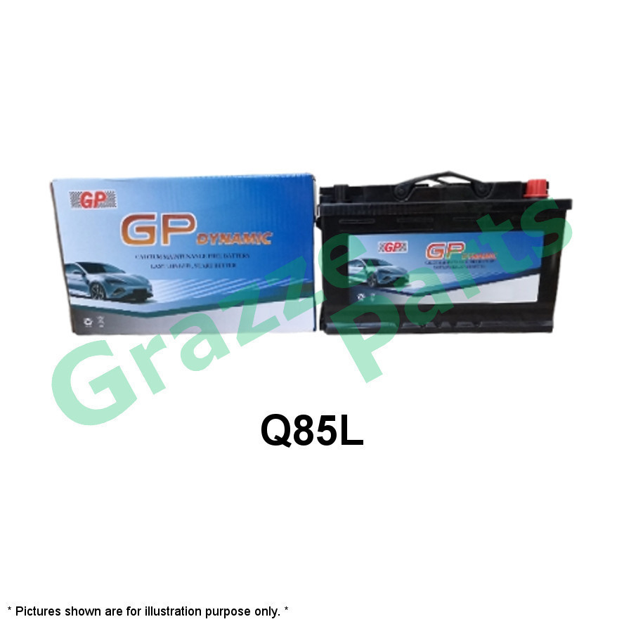 GP Dynamic MF CMF Q85L | Q85 | 115D23L (70AH) Car Battery Bateri Kereta for Mazda CX5 CX-5 2.2 Skyac