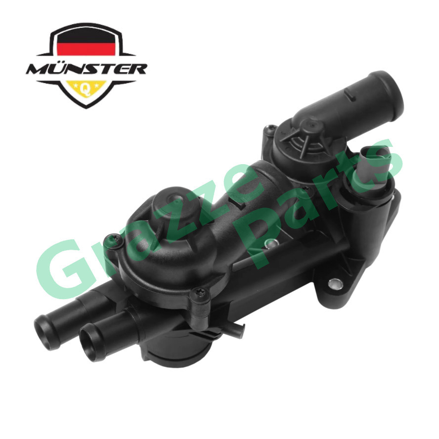 Münster Radiator Coolant Thermostat Housing 03C121111AM for Volkswagen Polo Sedan 1.6 Vento EA111 Je