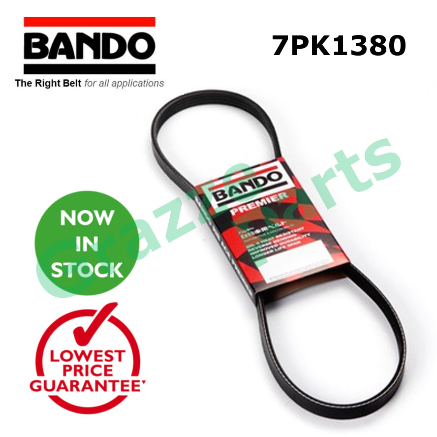 Bando Ribstar Rib Serpentine Fan Belt 7PK1380