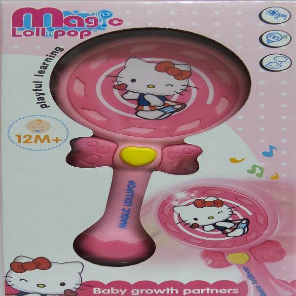 Hello Kitty Magic Lollipop with Light & Music Baby Educational Toys Lolipop toys for girls