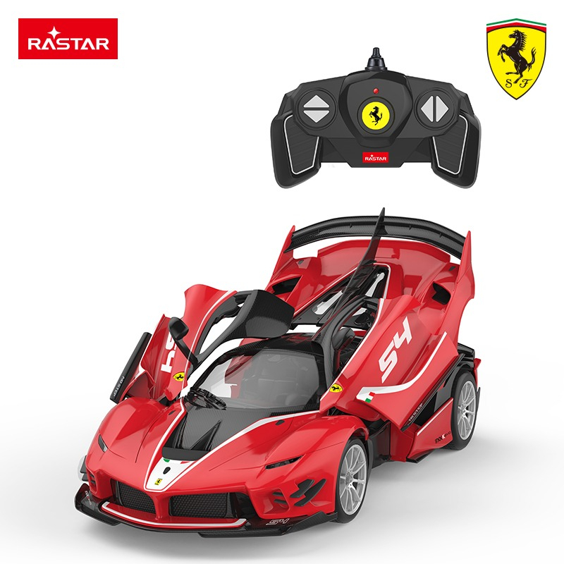 RASTAR Licensed Ferrari FXXK Evo 1:18 Scale DIY Remote Control Assembly Model Kit (English Packaging