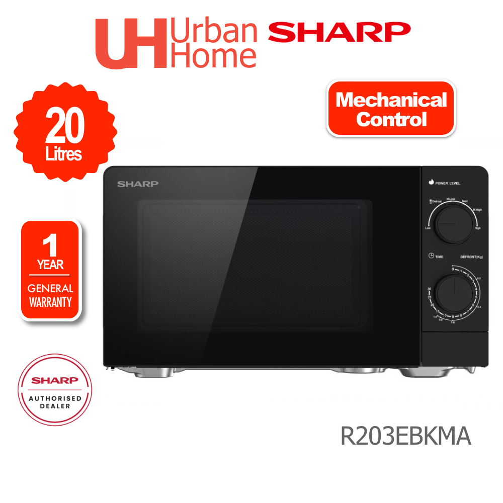 Sharp Microwave Oven Digital / Analog ( 20L ) R207EK / R203EBKMA
