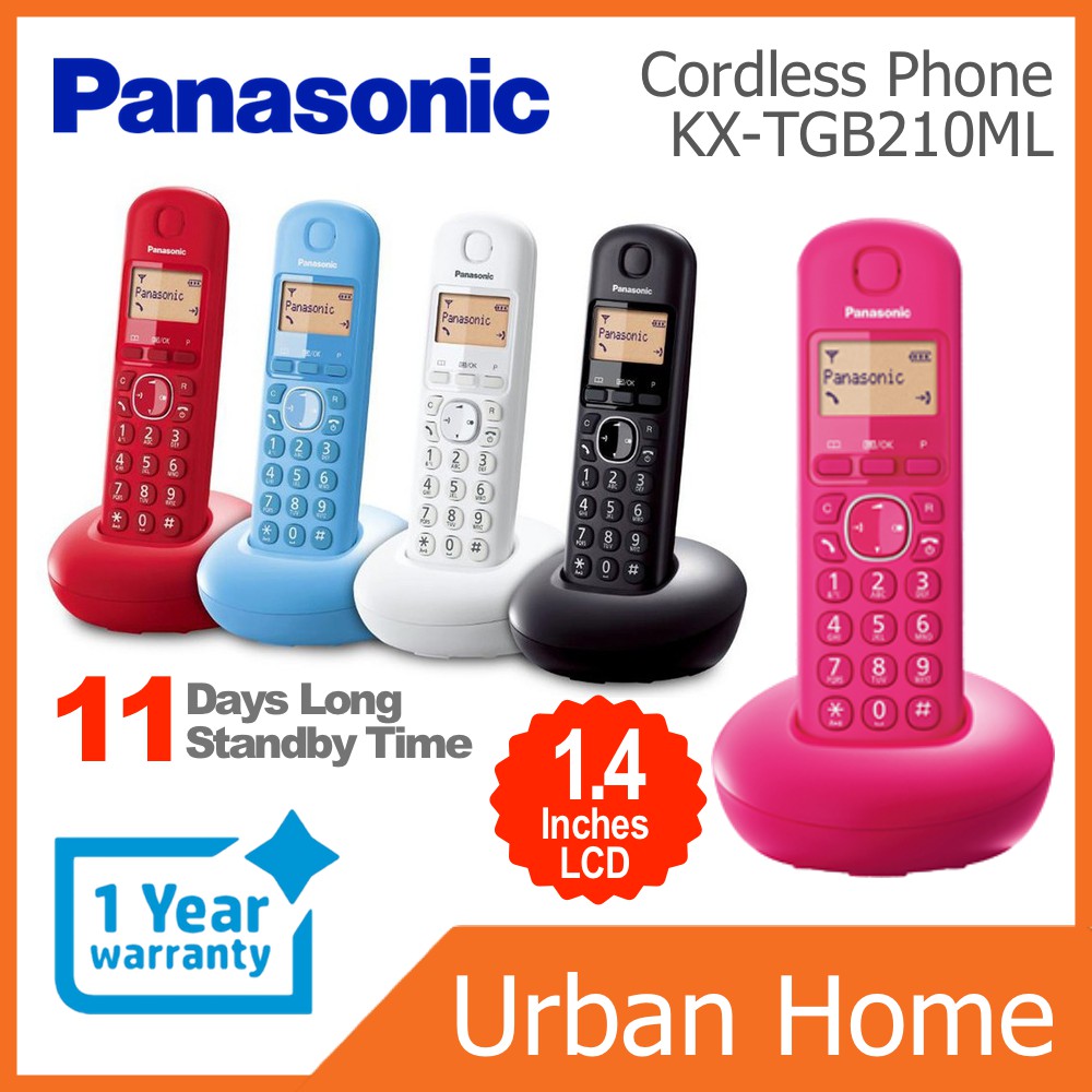 PANASONIC Single Handset Digital Dect Cordless Phone (KX-TGB210/KX-TGB210ML/KXTGB210)