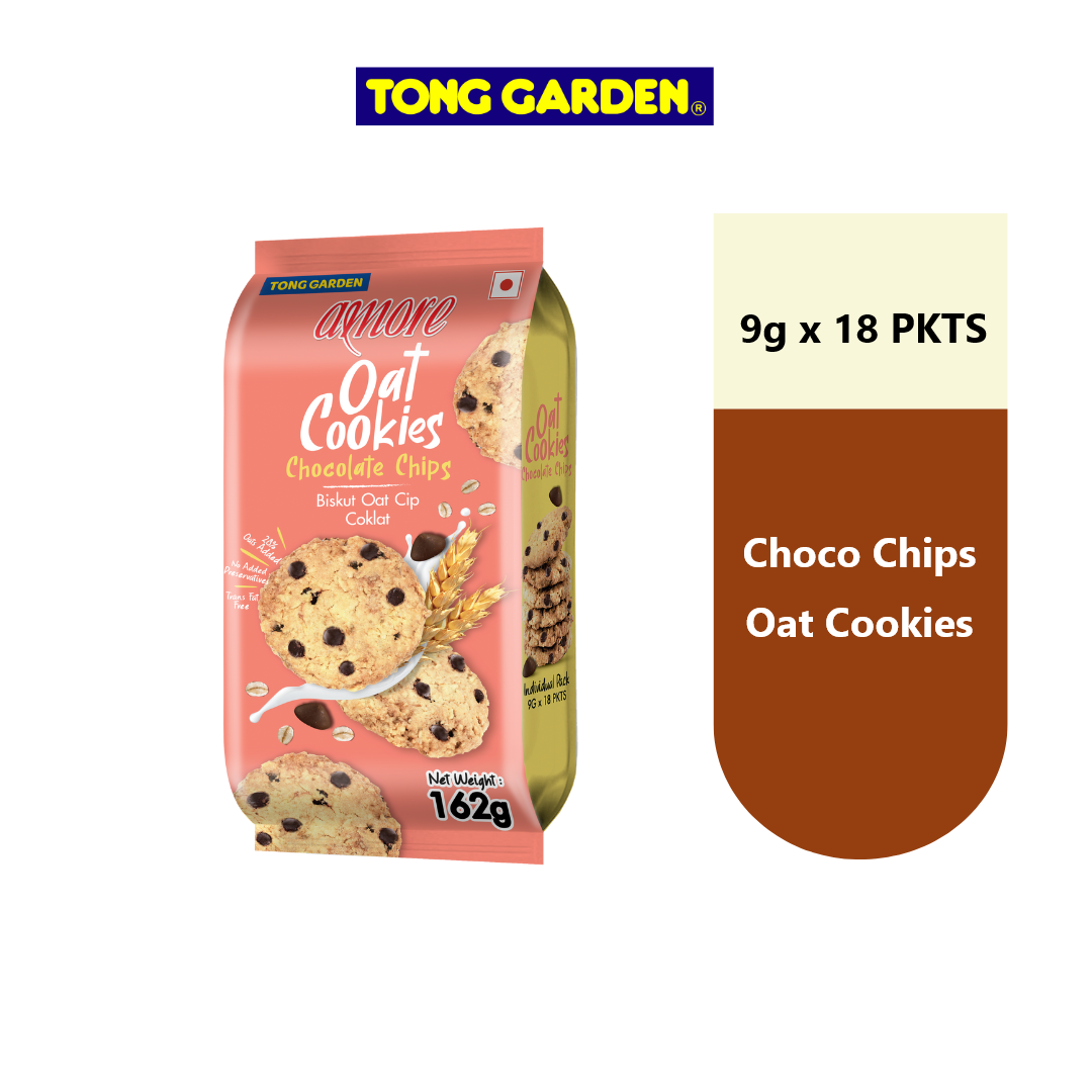 Amore Oat Cookies Chocolate Chips 162g