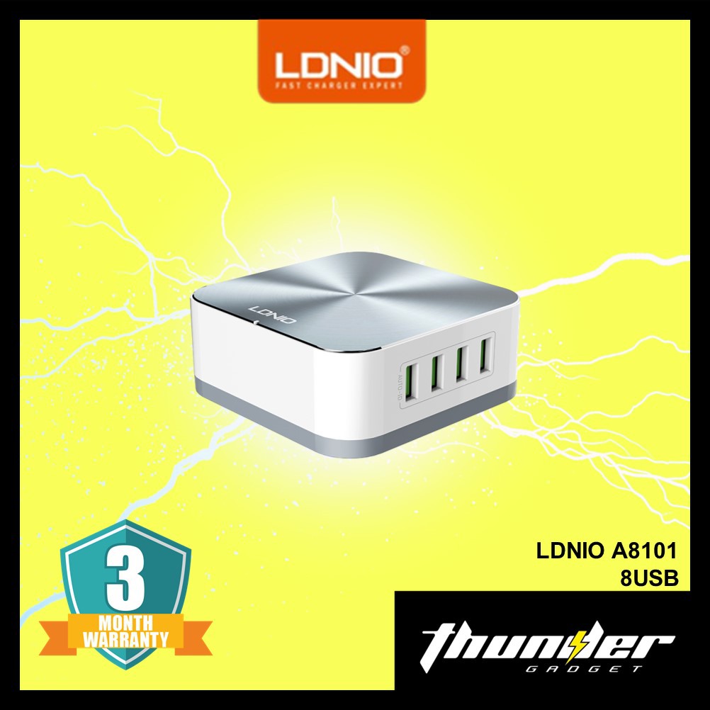 LDNIO A8101 8USB DESTOP CHARGER QUICK CHARGE 3.0