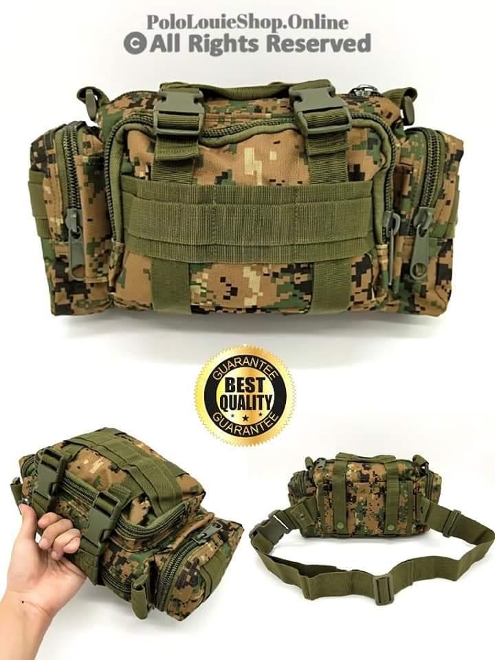 Outdoor Campaign Army SWAT 3 in 1 Shoulder Waist Crossbody Chest Pack Pouch Bag 0071
