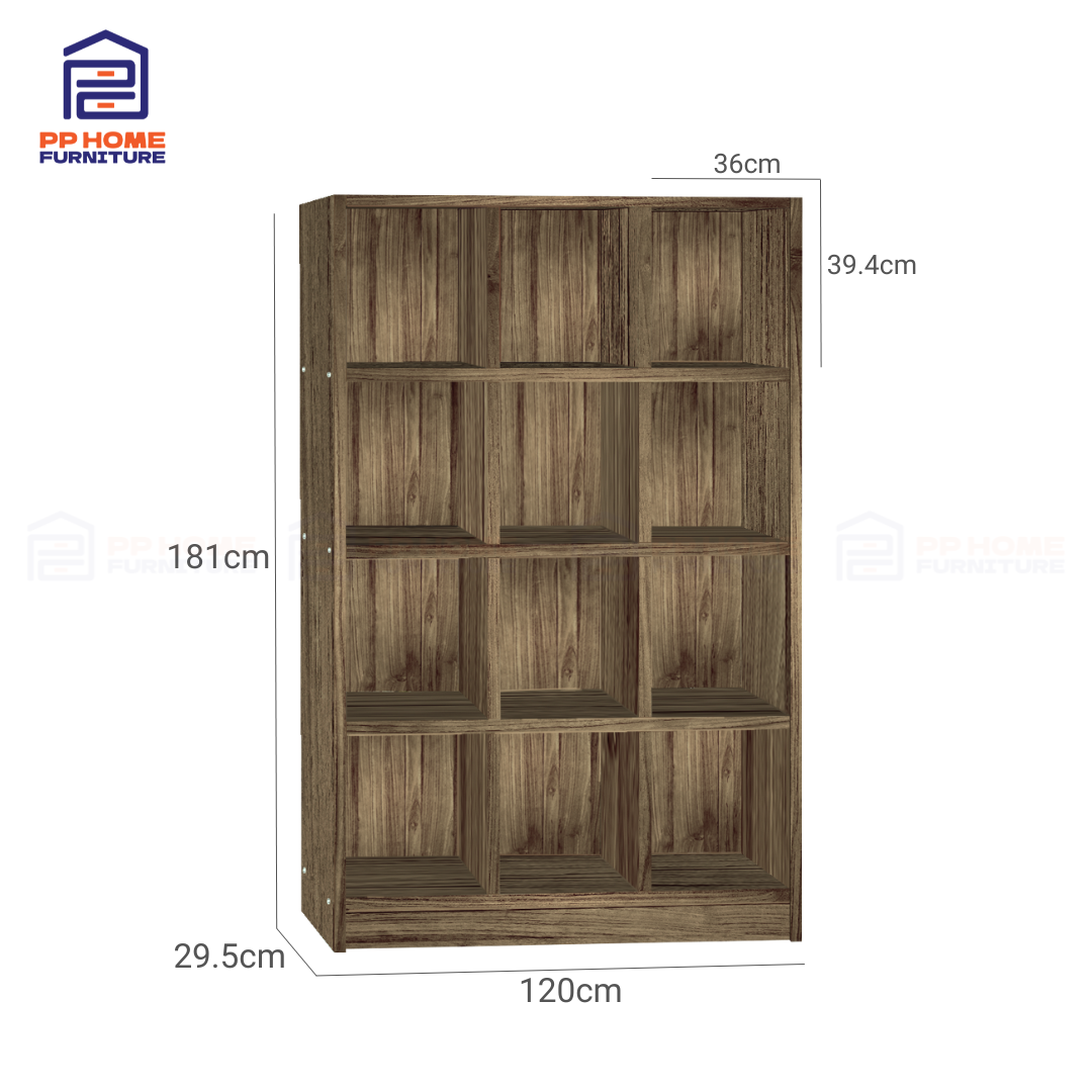 [11.11]8/10/12/15/20 cubes Bookshelf, almari buku, H208.7x159.4x29cm(20cubes) SKU:BC55