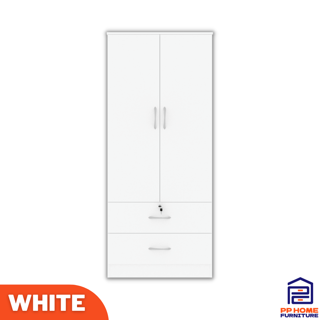 (10.10)Wardrobe with drawers, H181.8x78.6x48.2cm(SKU:30024)