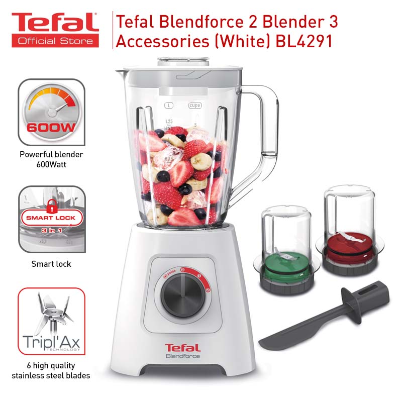 Tefal Blendforce 2 Blender 3 Accessories (White) (BL429165)