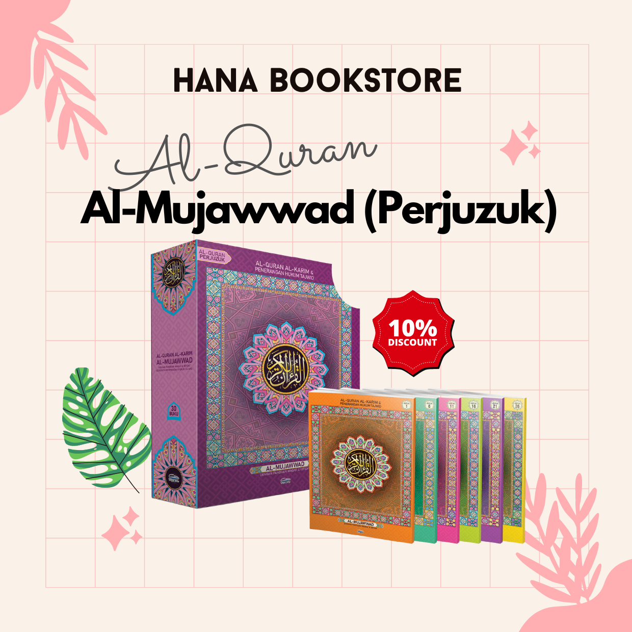 Telaga Biru | Al-Quran Al-Karim & Penerangan Hukum Tajwid Al-Mujawwad Dengan Panduan Waqaf & Ibtida’