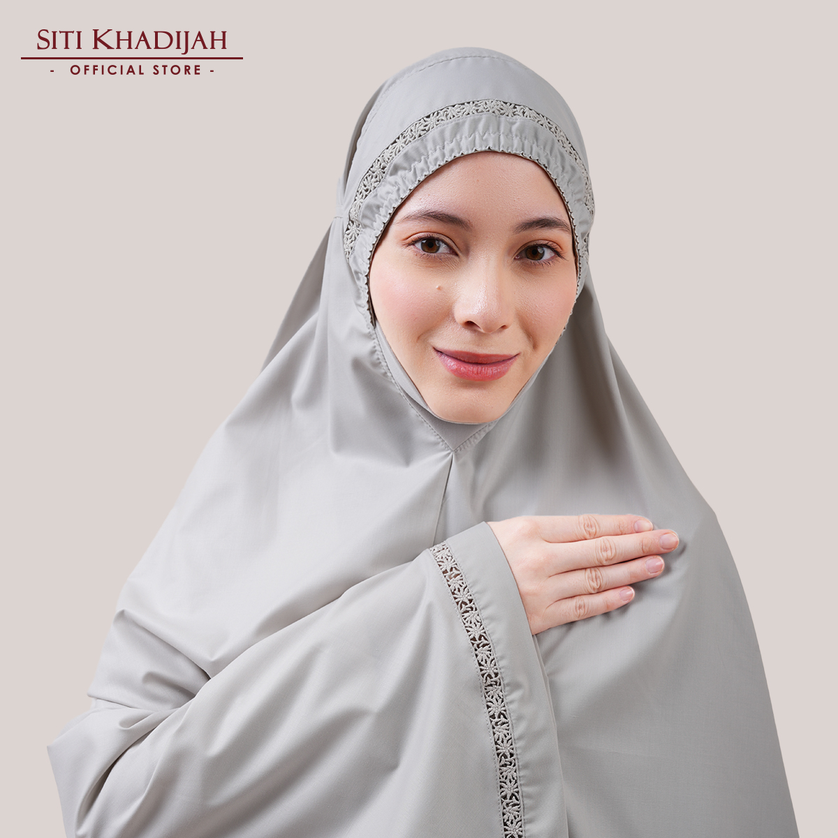 Siti Khadijah Telekung Modish Delila Midi in Pale Oak (Top Only)