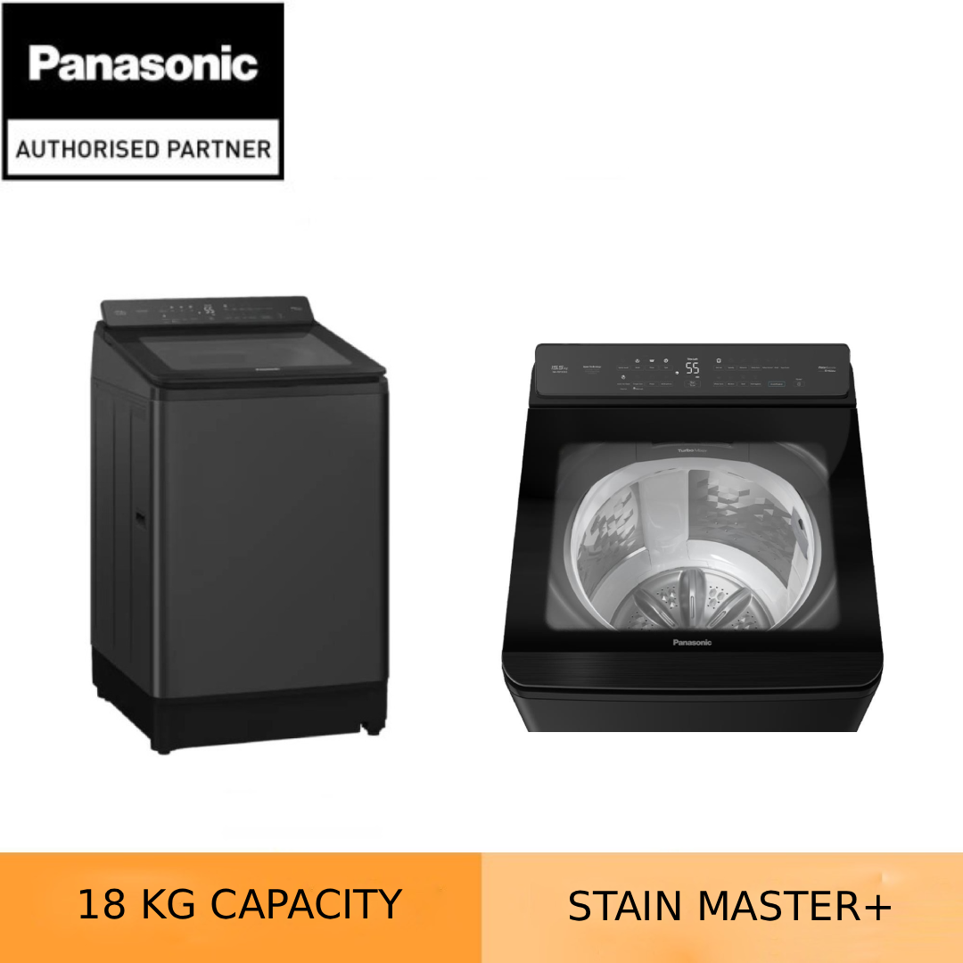 Panasonic NA-FD180V3BT 18KG Inverter & Hot Wash Top Load Washer
