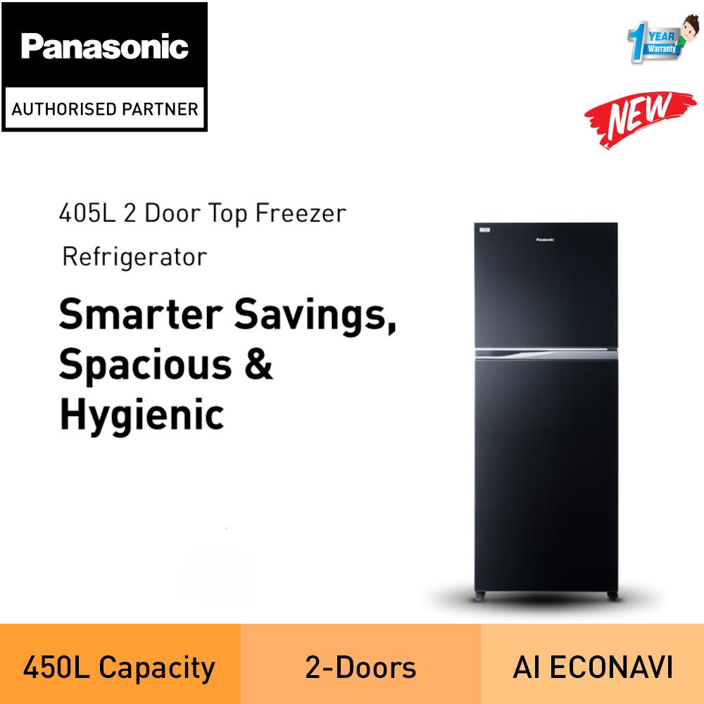 Panasonic 450L 2 Door ECONAVI Inverter Refrigerator | NR-TX461CPKM (Fridge Peti Sejuk Peti Ais 冰箱