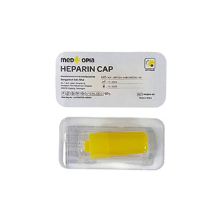 Medtopia Yellow Heparin Cap(Yellow Stopper)1pcs