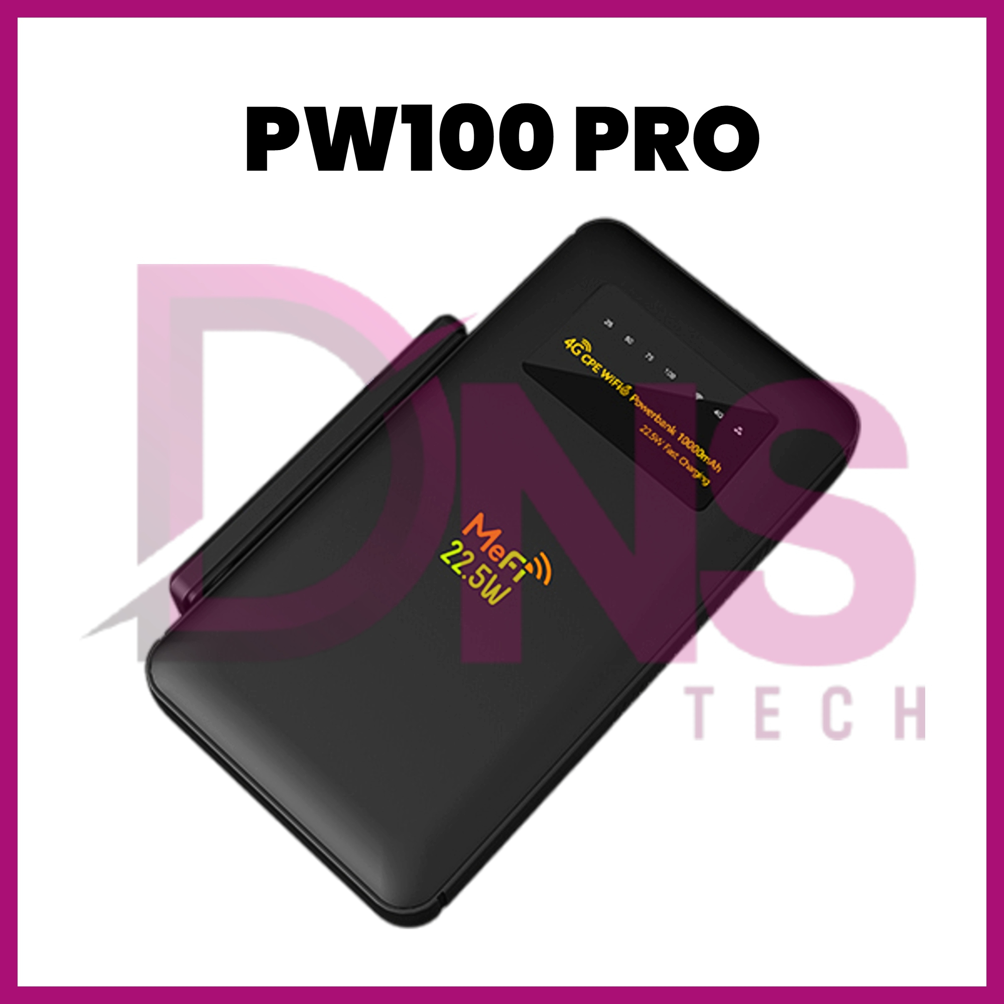 PW100 PRO Modified Unlimited Hotspot WiFi Tanpa Had 4G 5G LTE dengan Powerbank 10000mAh Modified Mod