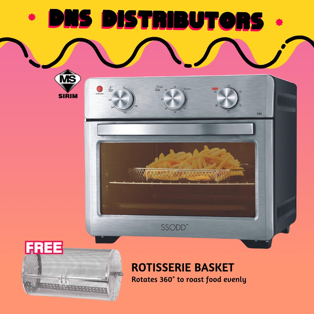 SSODD 45L 60L 100L Electric Oven Stainless Steel 5.5L 6.5L 7L Stand Mixer SIRIM APPROVED