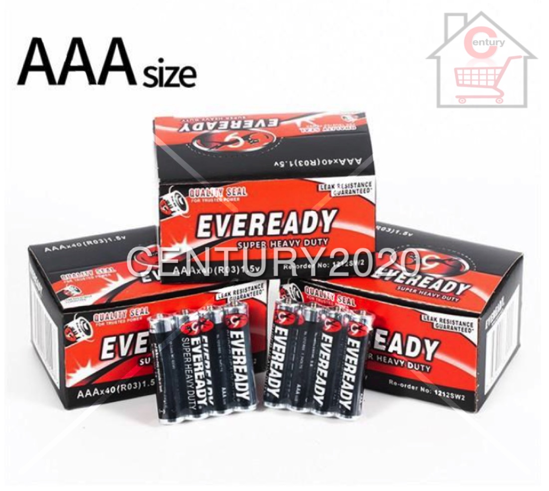 EVEREADY AAA Battery Super Heavy Duty AAA Battery 48pcs 