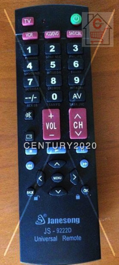 JANESONG Universal Remote JS-9222D Remote Control